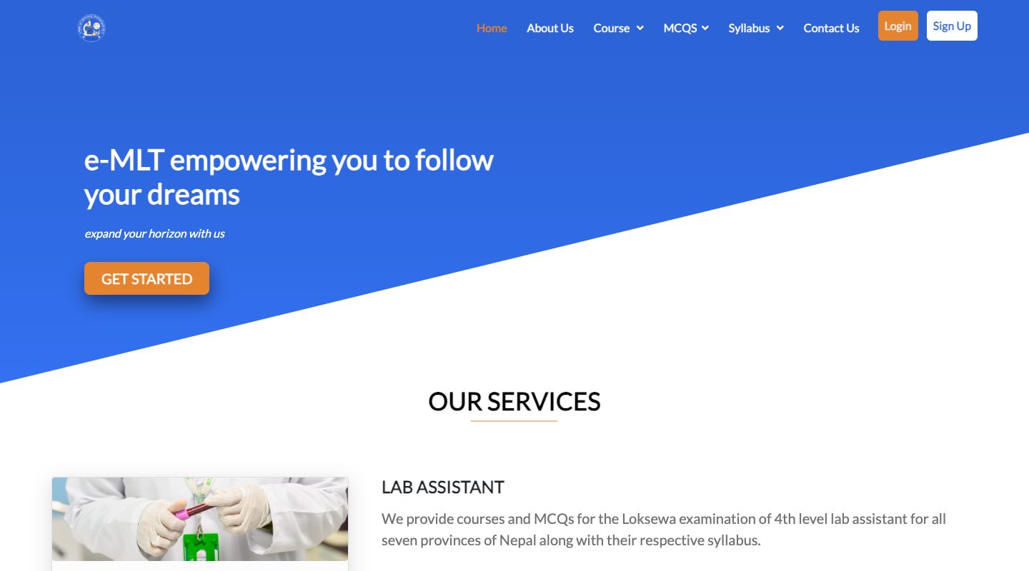 e-MLT home page