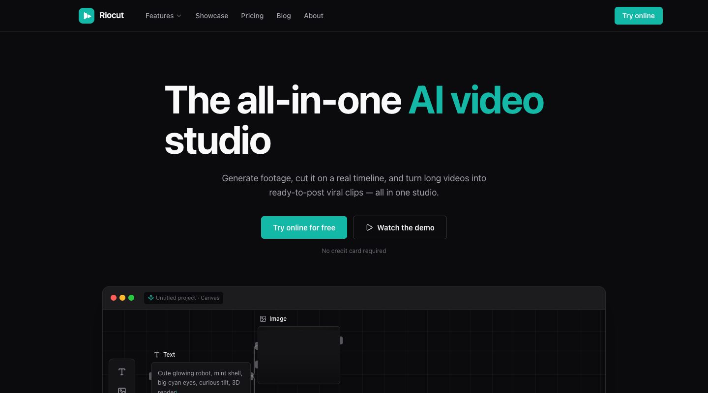 Riocut home page